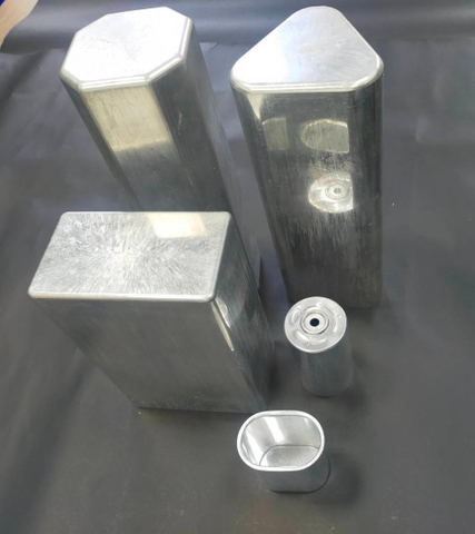 Aluminum lithium battery shell series