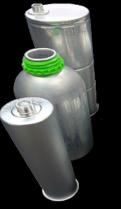 Custom aluminum bottles and aluminum shells for parts