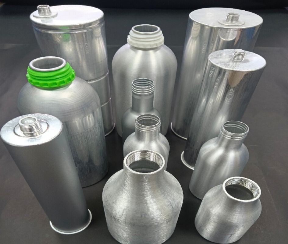 Custom aluminum bottles and aluminum shells for parts